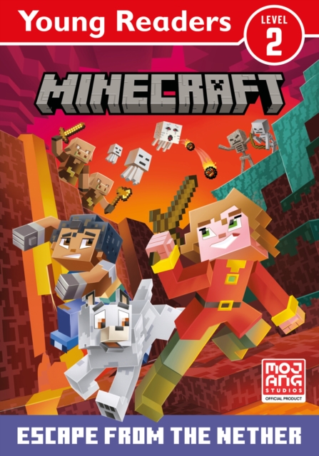Book cover of Minecraft Young Readers: Escape from the Nether!