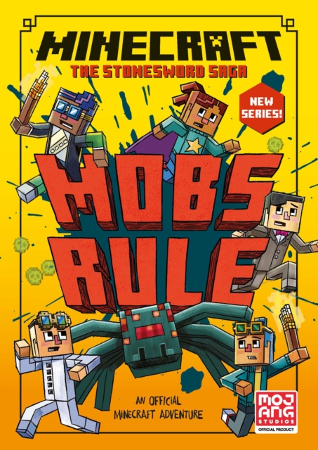 Book cover of Minecraft: Mobs Rule!
