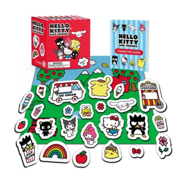 Book cover of Hello Kitty and Friends Magnet Set