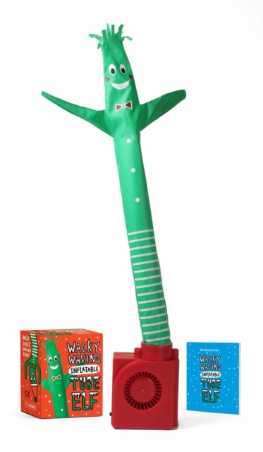 Book cover of Wacky Waving Inflatable Tube Elf