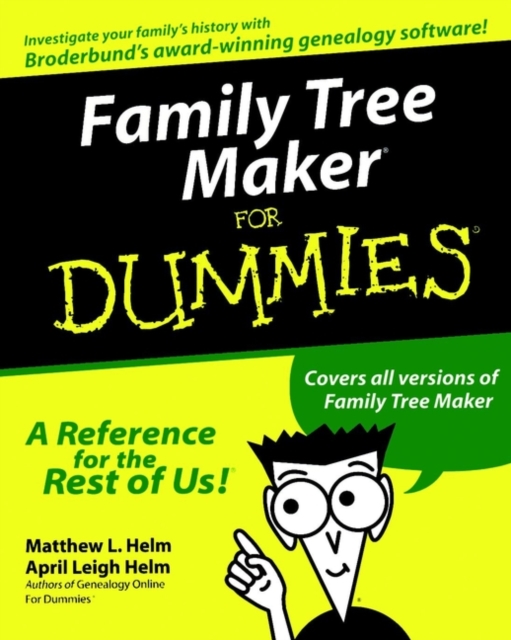 Book cover of Family Tree Maker For Dummies