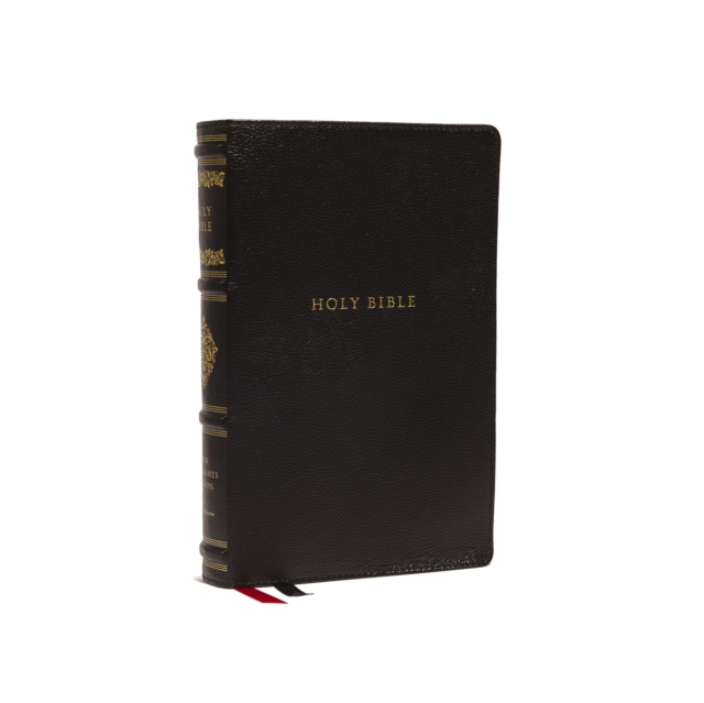 Book cover of NKJV, Personal Size Reference Bible, Sovereign Collection, Genuine Leather, Black, Red Letter, Comfort Print