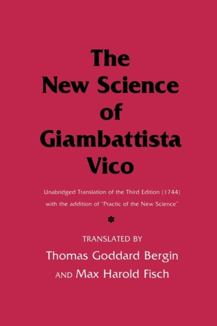 Book cover of The New Science of Giambattista Vico