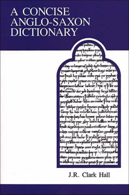 Book cover of A Concise Anglo-Saxon Dictionary