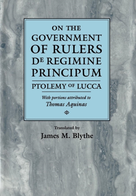 Book cover of On the Government of Rulers