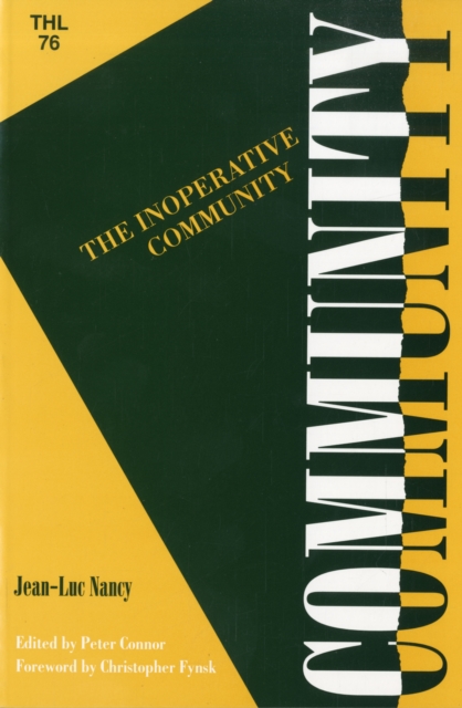 Book cover of Inoperative Community