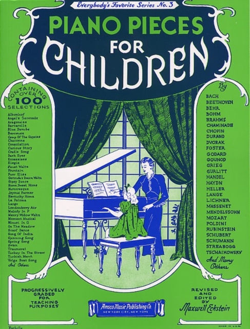 Book cover of Piano Pieces For Children (EFS 3)
