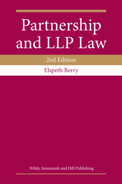 Book cover of Partnership and LLP Law