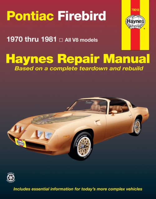 Book cover of Pontiac Firebird (70 - 81)
