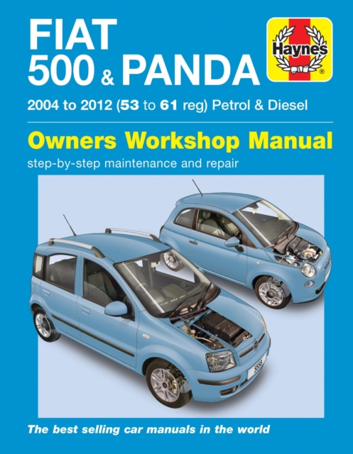 Book cover of Fiat 500 & Panda (04 - 12) Haynes Repair Manual