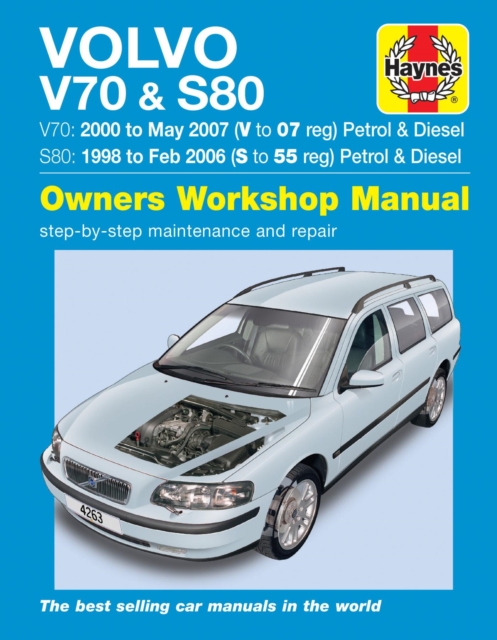 Book cover of Volvo V70 / S80 Petrol & Diesel (98 - 07) Haynes Repair Manual