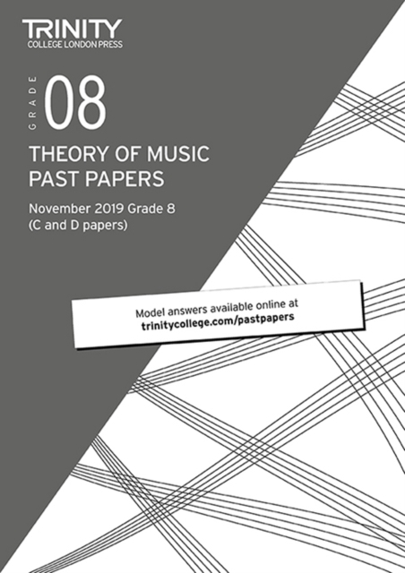 Book cover of Trinity College London Theory Past Papers Nov 2019: Grade 8