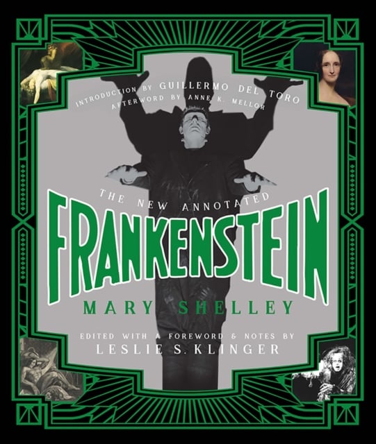 Book cover of The New Annotated Frankenstein