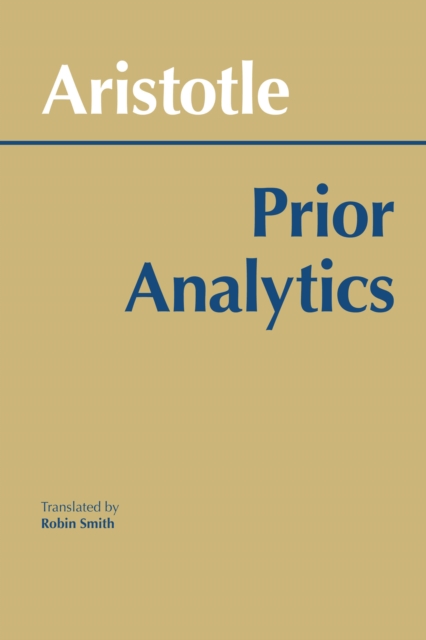 Book cover of Prior Analytics