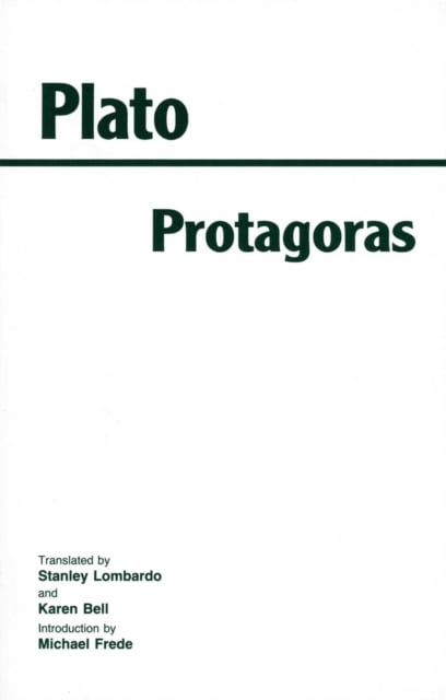 Book cover of Protagoras