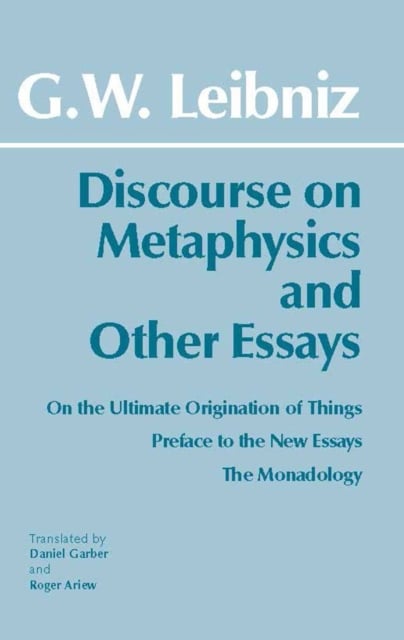 Book cover of Discourse on Metaphysics and Other Essays