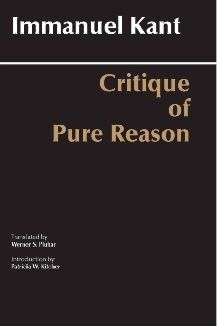 Book cover of Critique of Pure Reason