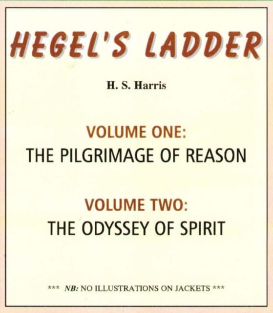 Book cover of Hegel's Ladder Volumes 1 & 2