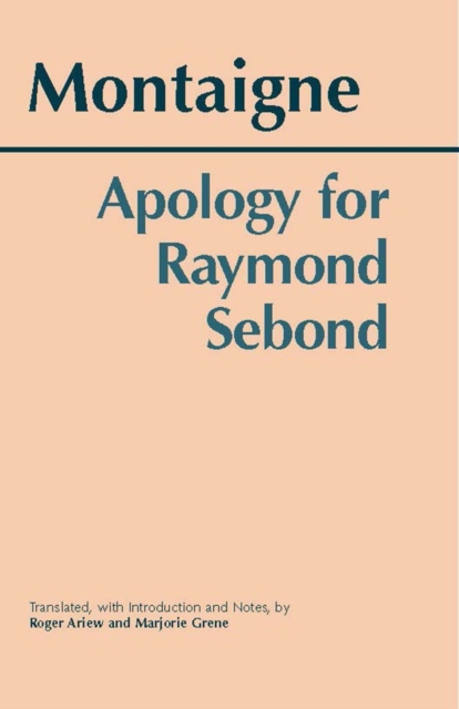 Book cover of Apology for Raymond Sebond