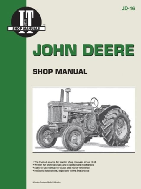Book cover of John Deere Model 520-730 Tractor Service Repair Manual