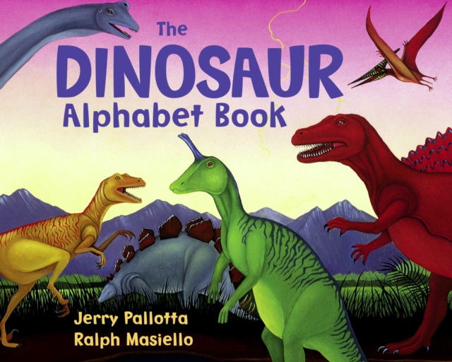 Book cover of The Dinosaur Alphabet Book