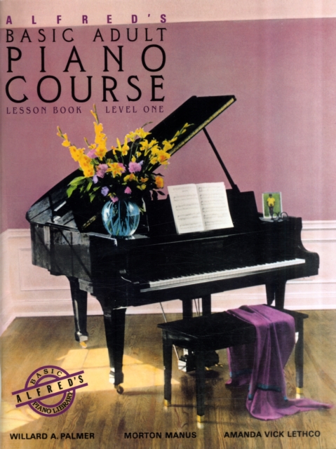 Book cover of Alfred's Basic Adult Piano Course Lesson Book 1