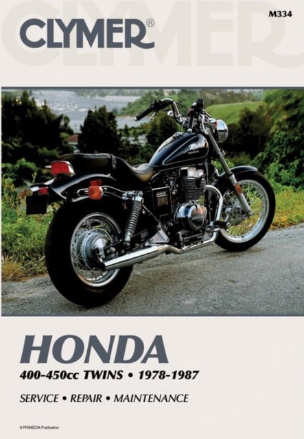 Book cover of Honda CB/CM400-450 & CMX450 Motorcycle (1978-1987) Service Repair Manual