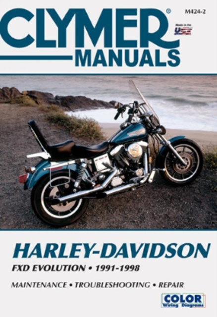 Book cover of Harley-Davidson FXD Evolution Motorcycle (1991-1998) Clymer Repair Manual