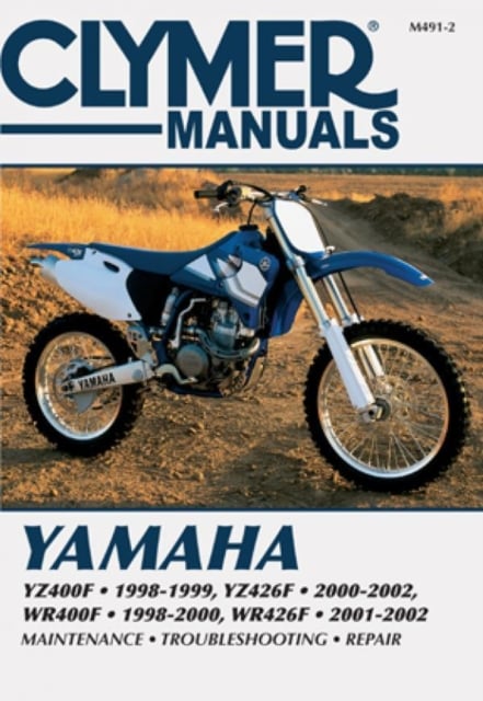 Book cover of Yamaha YZ400F, YZ426F, WR400F & WR426F Motorcycle (1998-2002) Service Repair Manual
