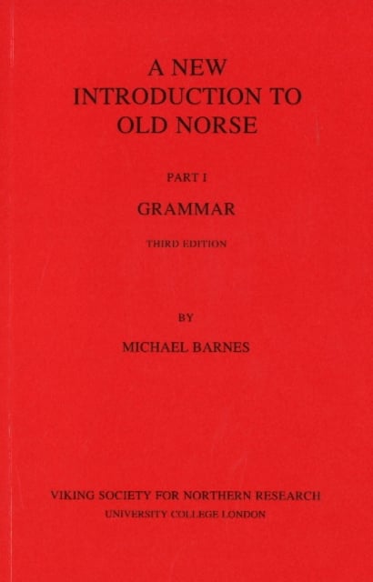 Book cover of New Introduction to Old Norse