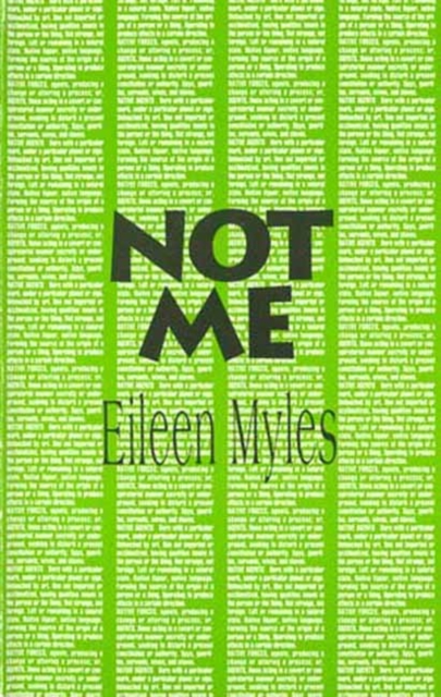 Book cover of Not Me