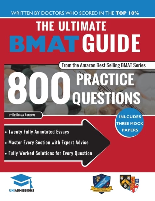 Book cover of The Ultimate BMAT Guide: 800 Practice Questions