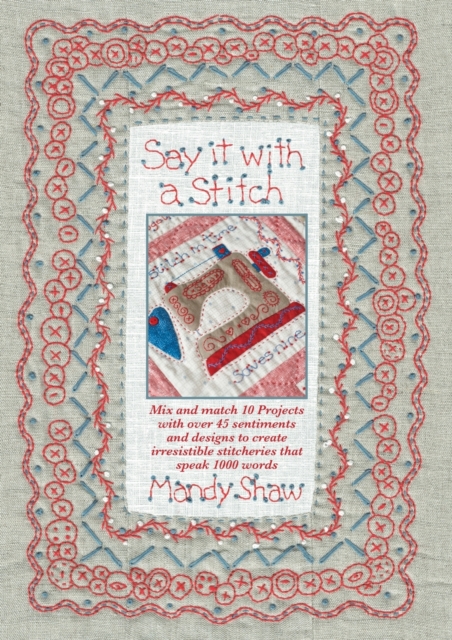 Book cover of Say it with a Stitch