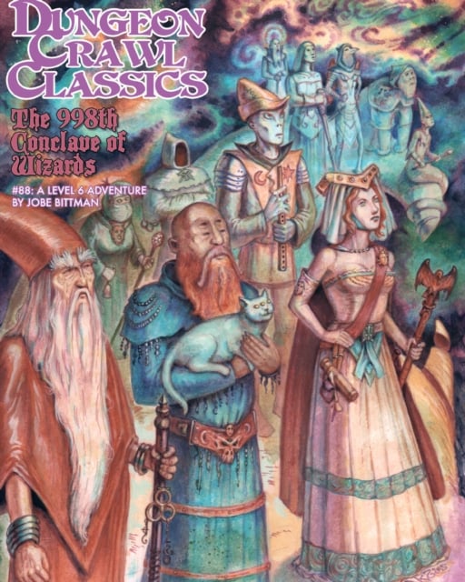 Book cover of Dungeon Crawl Classics #88: The 998th Conclave of Wizards
