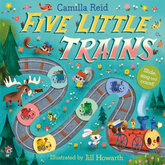 Book cover of Five Little Trains
