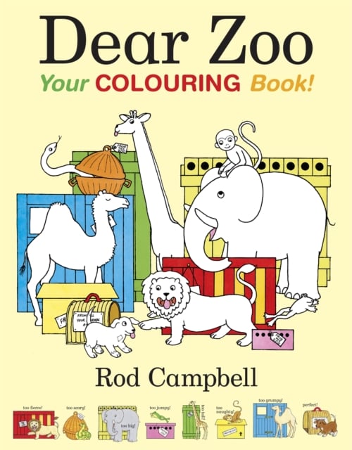 Book cover of Dear Zoo: Your Colouring Book