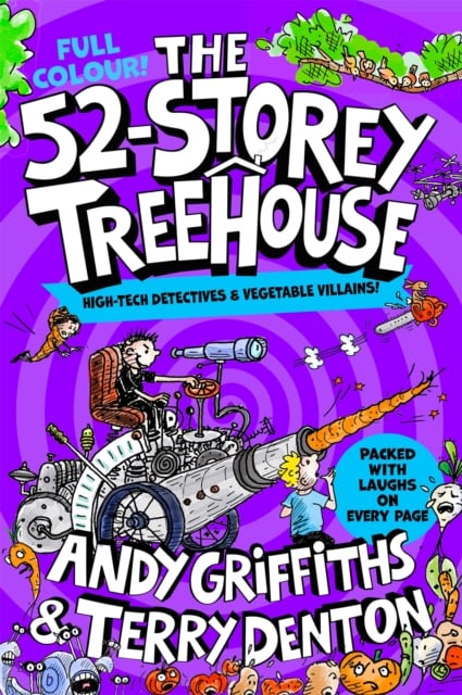 Book cover of The 52-Storey Treehouse: Colour Edition!
