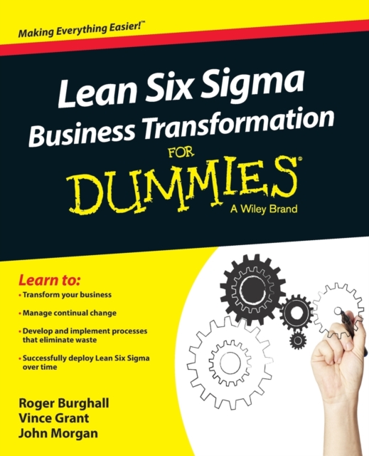 Book cover of Lean Six Sigma Business Transformation For Dummies