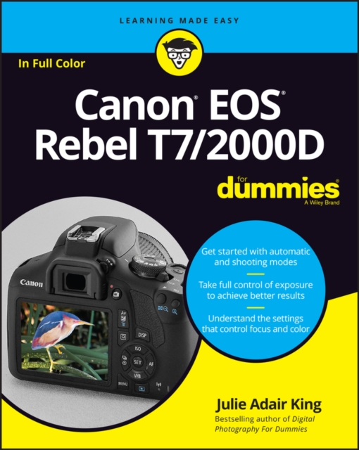 Book cover of Canon EOS Rebel T7/2000D For Dummies