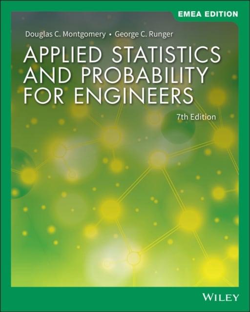 Book cover of Applied Statistics and Probability for Engineers, EMEA Edition