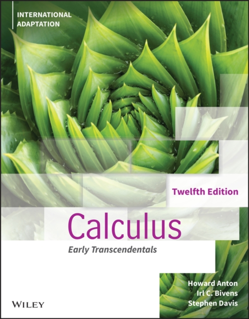 Book cover of Calculus: Early Transcendentals, International Adaptation