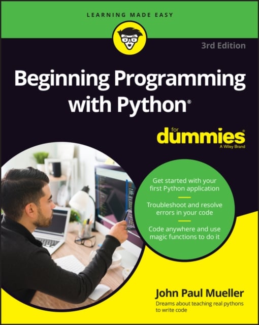 Book cover of Beginning Programming with Python For Dummies