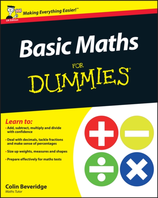 Book cover of Basic Maths For Dummies, UK Edition