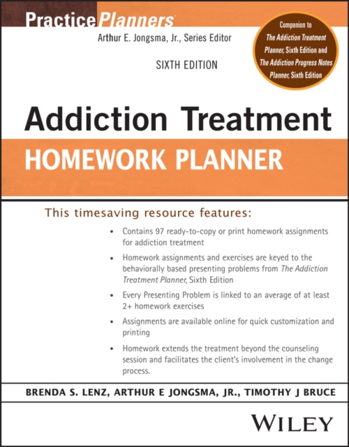 Book cover of Addiction Treatment Homework Planner