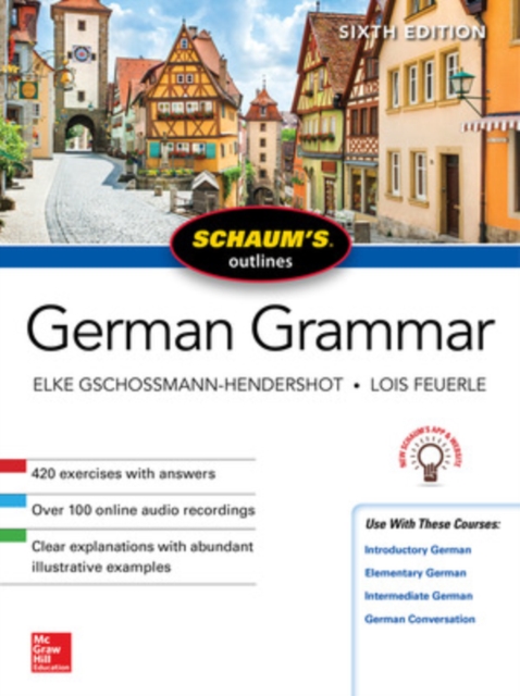 Book cover of Schaum's Outline of German Grammar, Sixth Edition