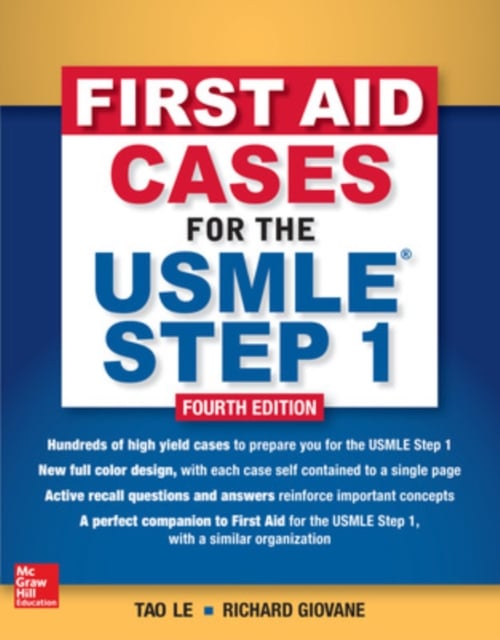 Book cover of First Aid Cases for the USMLE Step 1, Fourth Edition