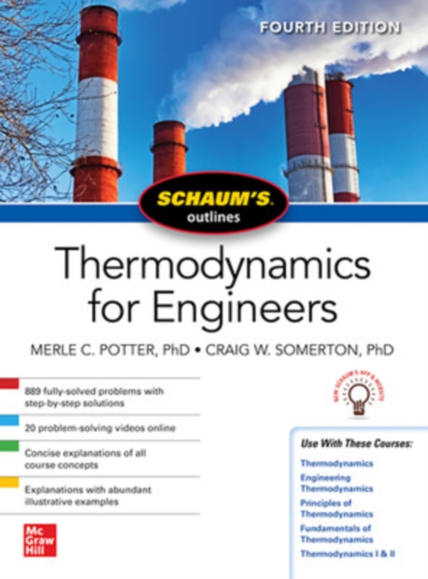 Book cover of Schaums Outline of Thermodynamics for Engineers, Fourth Edition