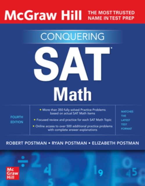 Book cover of McGraw Hill Conquering SAT Math, Fourth Edition