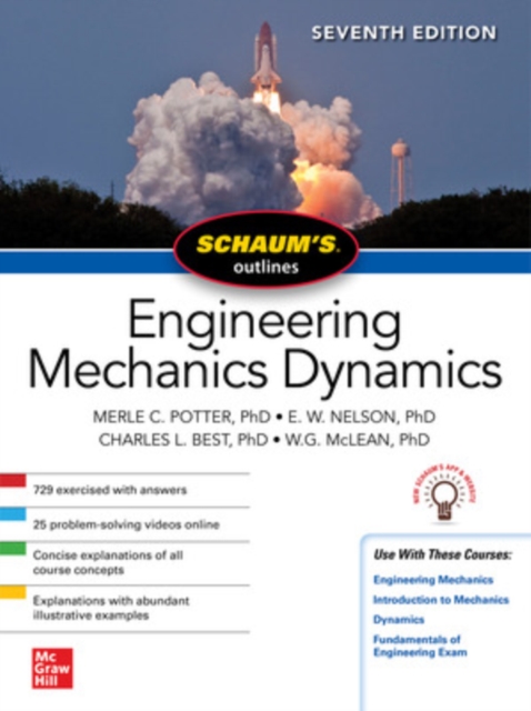 Book cover of Schaum's Outline of Engineering Mechanics Dynamics, Seventh Edition