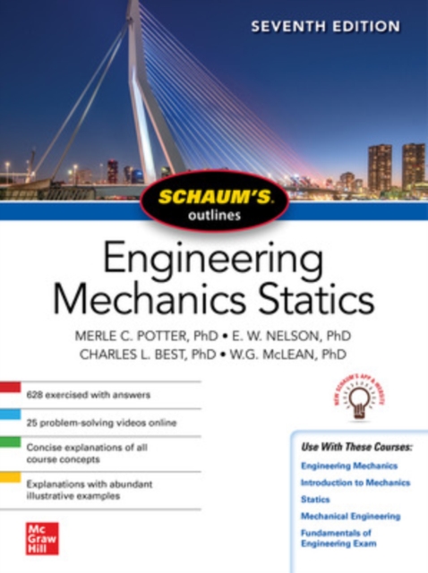 Book cover of Schaum's Outline of Engineering Mechanics: Statics, Seventh Edition